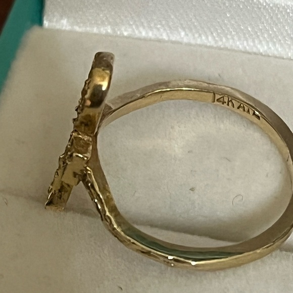 Vintage 14k gold Ankh Eternal life ring size 5.25 - Picture 7 of 9